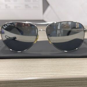 Silver Mirror Ray Ban Aviators